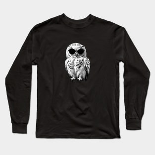 Snow Owl Elegance Long Sleeve T-Shirt